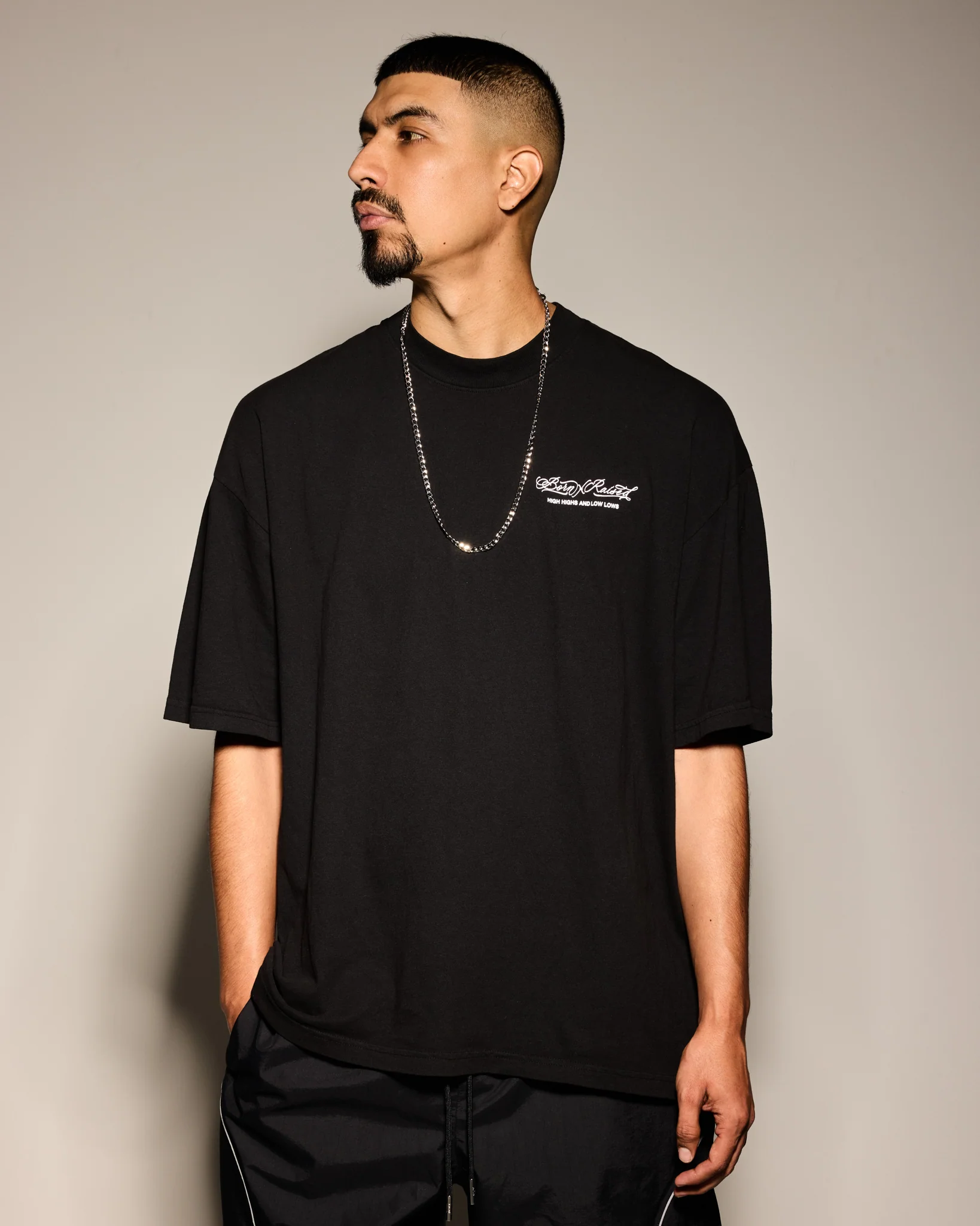 HIGH HIGHS & LOW LOWS TEE: BLACK - Image 3