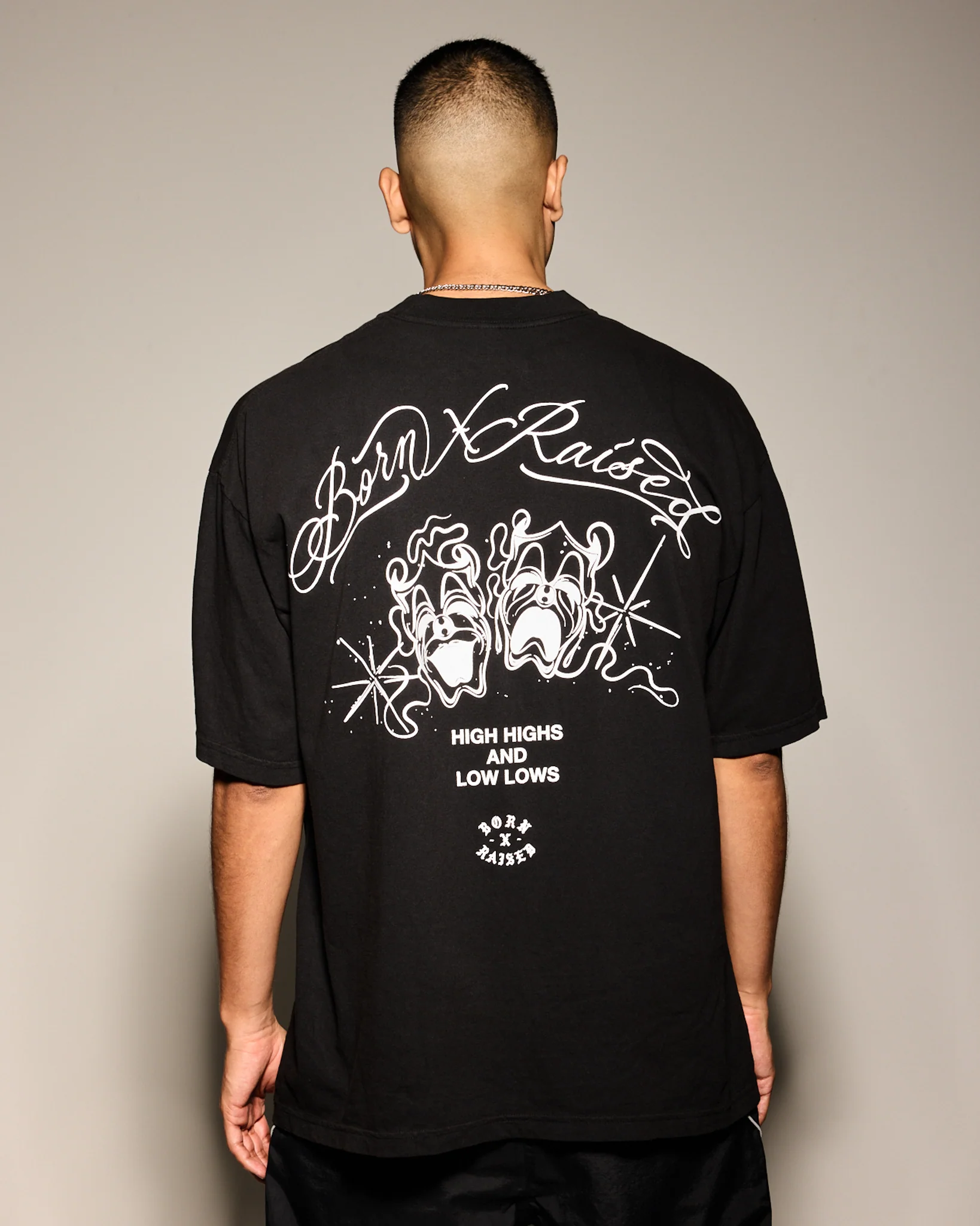 HIGH HIGHS & LOW LOWS TEE: BLACK - Image 4
