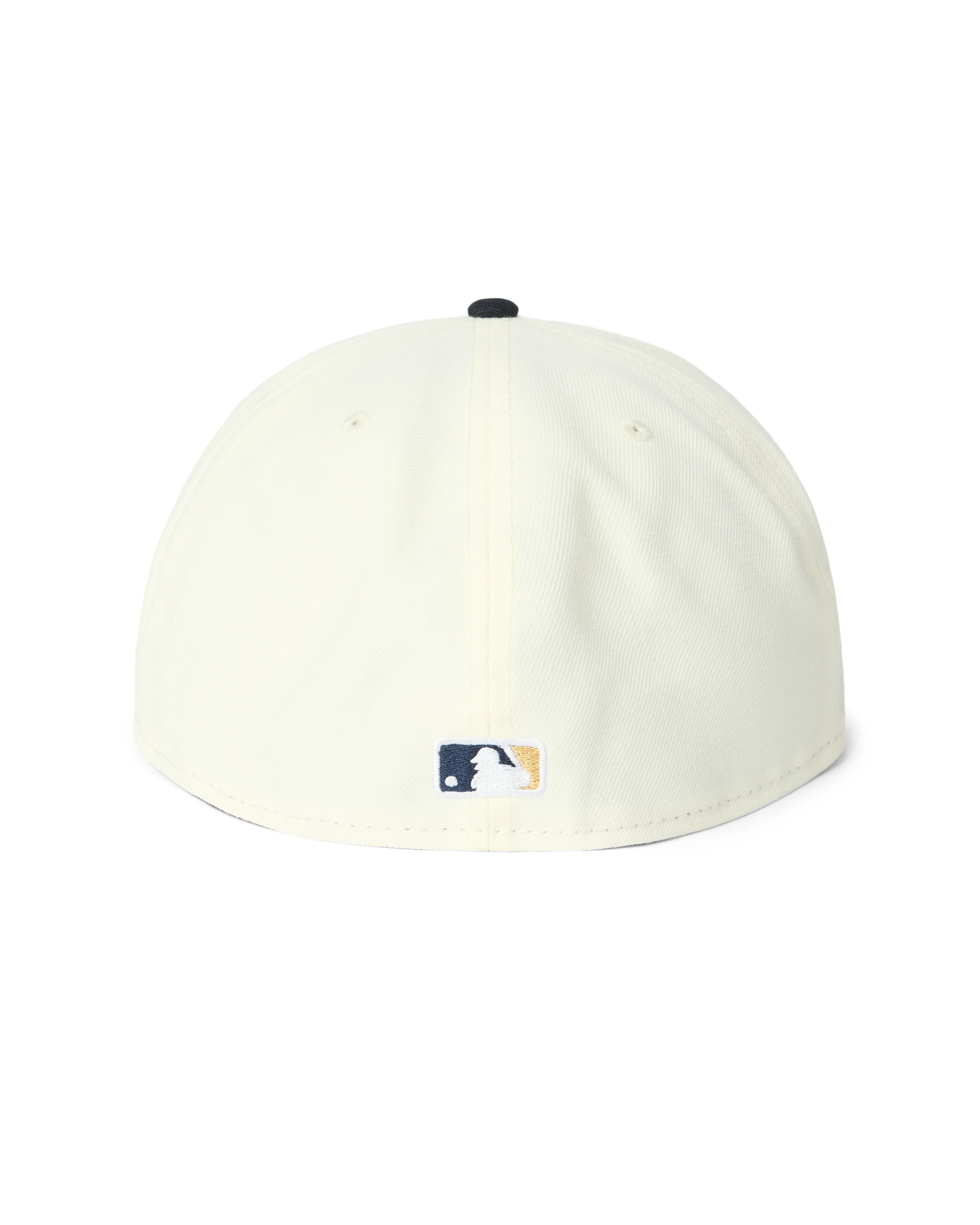 NEW ERA BORN X RAISED + DODGERS 9X CHAMPS FITTED: CREAM / NAVY - Image 3